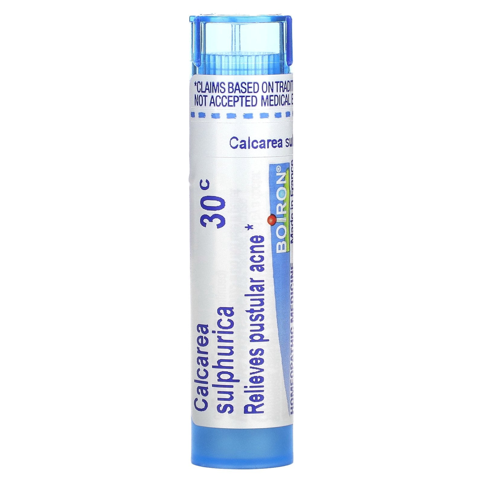 Boiron, Calcarea Sulphurica, 30C, Acne Relief, Approx 80 Pellets