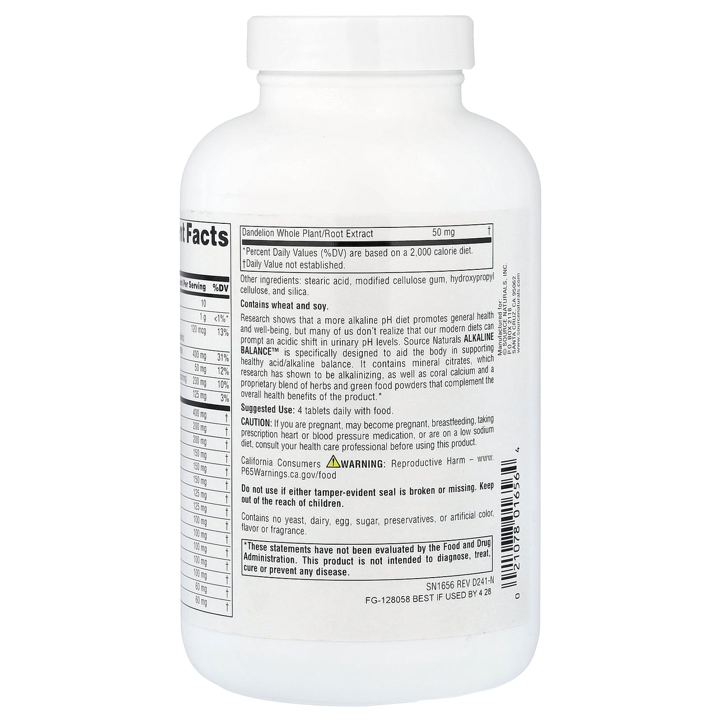 Source Naturals, Alkaline Balance™, 120 Tablets