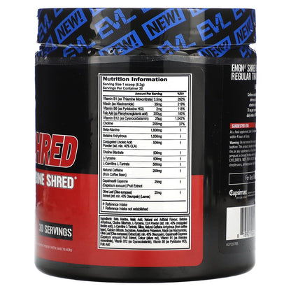 EVLution Nutrition, ENGN Shred, Pre-Workout Engine Shred, Fruit Punch, 8.68 oz (246 g)