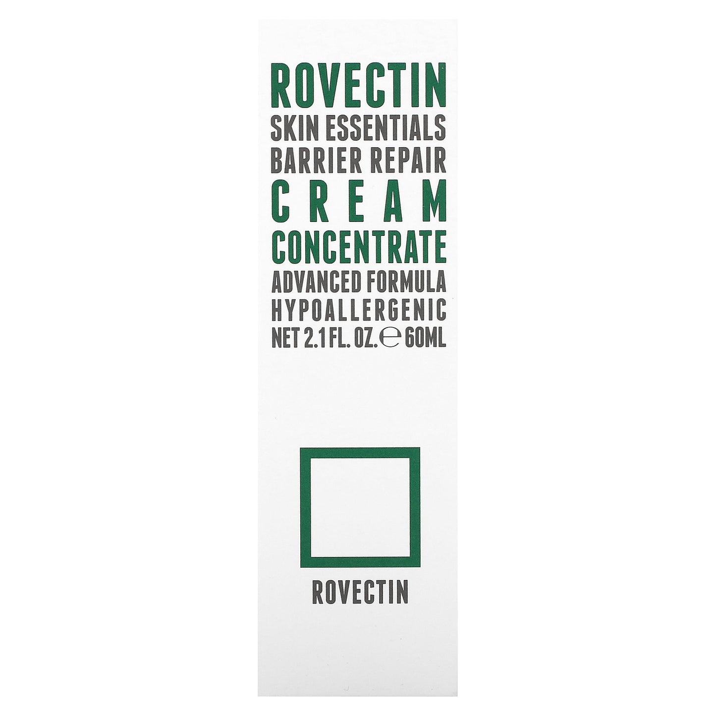 Rovectin, Skin Essential Barrier Repair Cream Concentrate, 2.1 fl oz (60 ml)