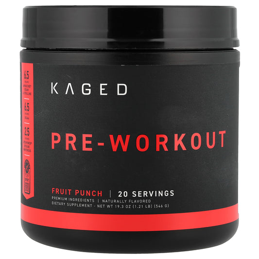 Kaged, Pre-Workout, Fruit Punch, 1.21 lb (546 g)