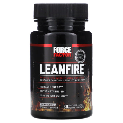 Force Factor, LeanFire®, 30 Vegetable Capsules