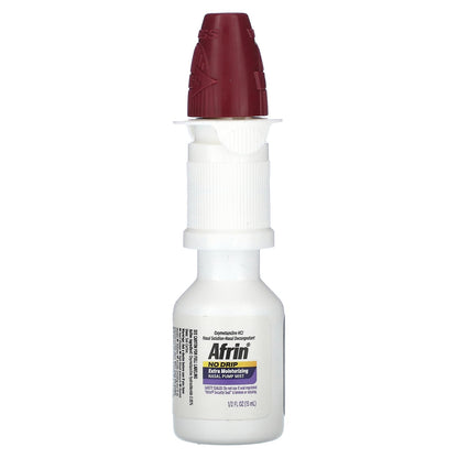 Afrin, No Drip, Extra Moisturizing, Nasal Pump Mist , 1/2 fl oz (15 ml)