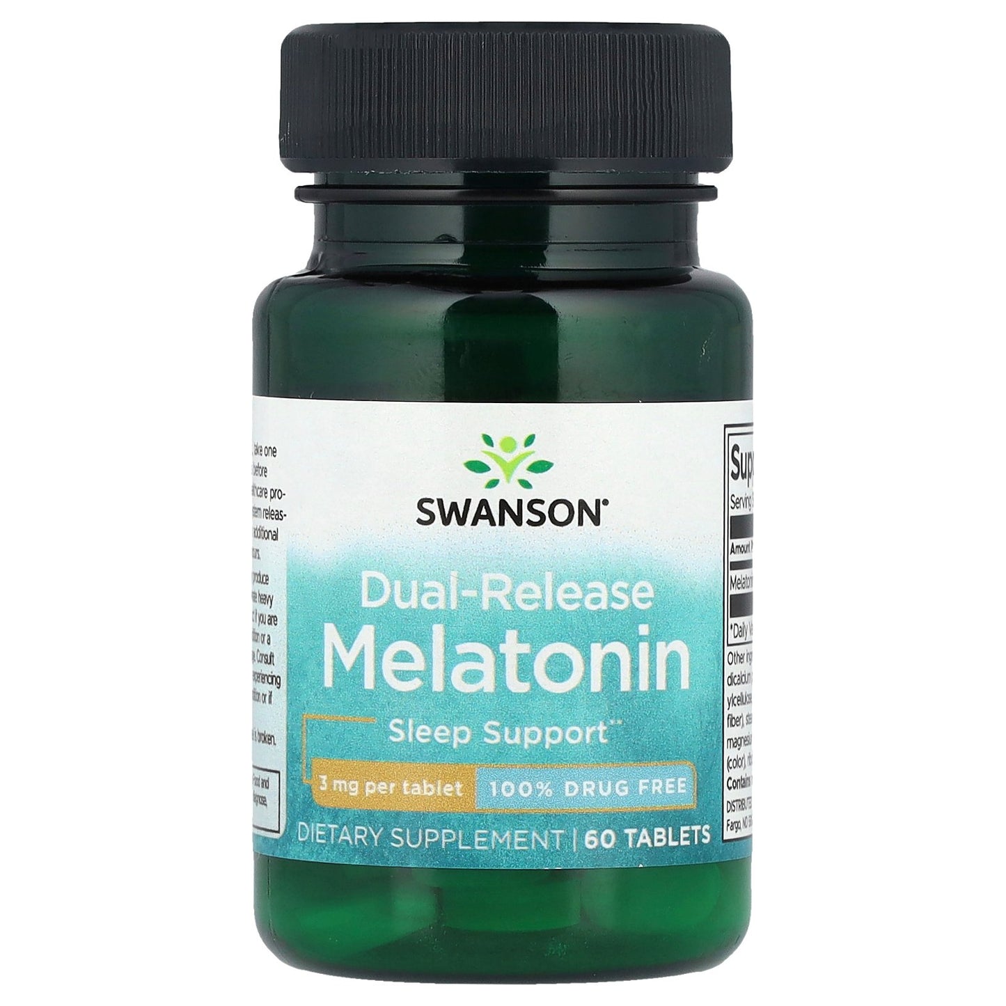 Swanson, Melatonin, Dual-Release, 3 mg, 60 Tablets