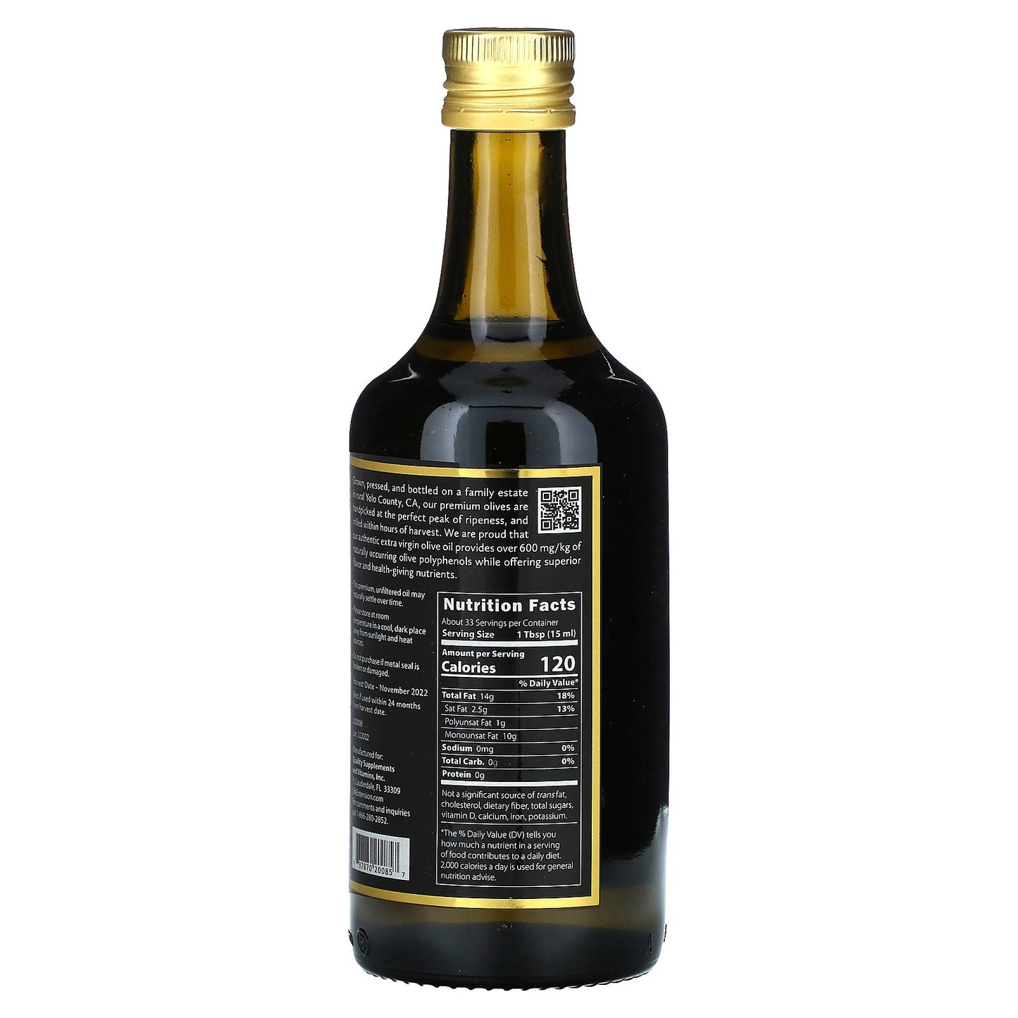 Life Extension, Extra Virgin Olive Oil, 16.9 fl oz (500 ml)