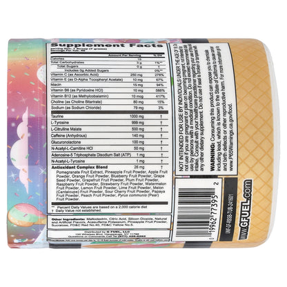 G FUEL, Energy Formula, Rainbow Sherbet, 9.9 oz (280 g)