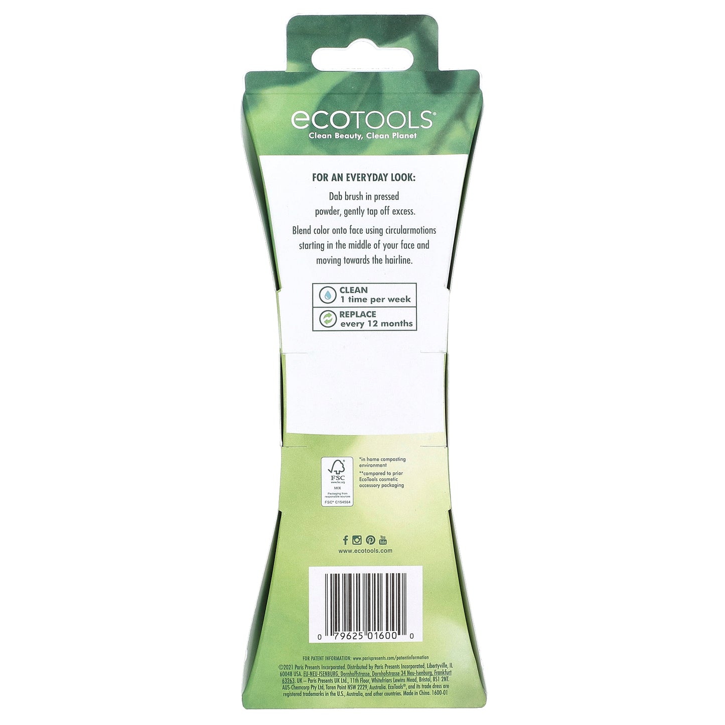 EcoTools, Full Powder Brush, 1 Brush