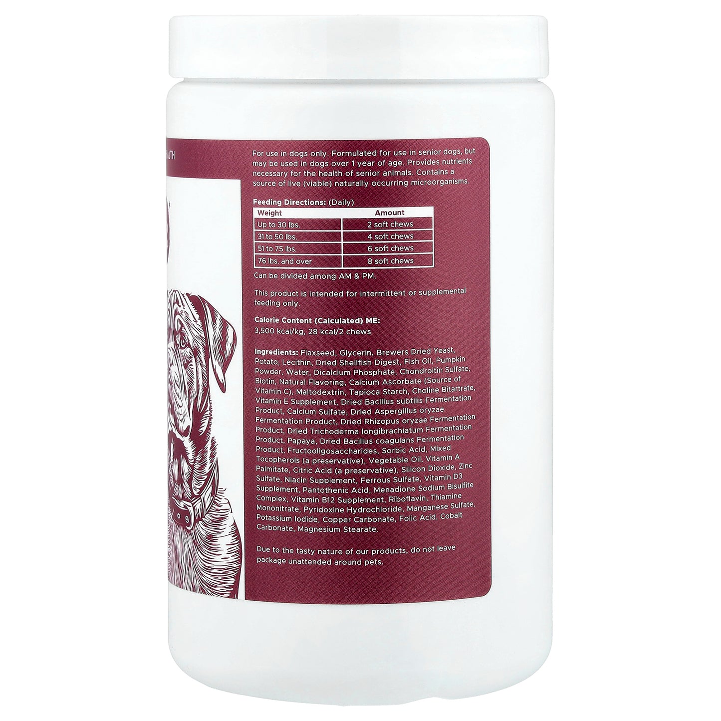 Chew + Heal, Senior 12-in-1 Multivitamin, For Dogs, 120 Soft Chews, 16.9 oz (480 g)