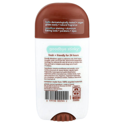 Hello, 24 Hr Deodorant with Shea Butter, Sweet Coconut, 2.6 oz (73 g)