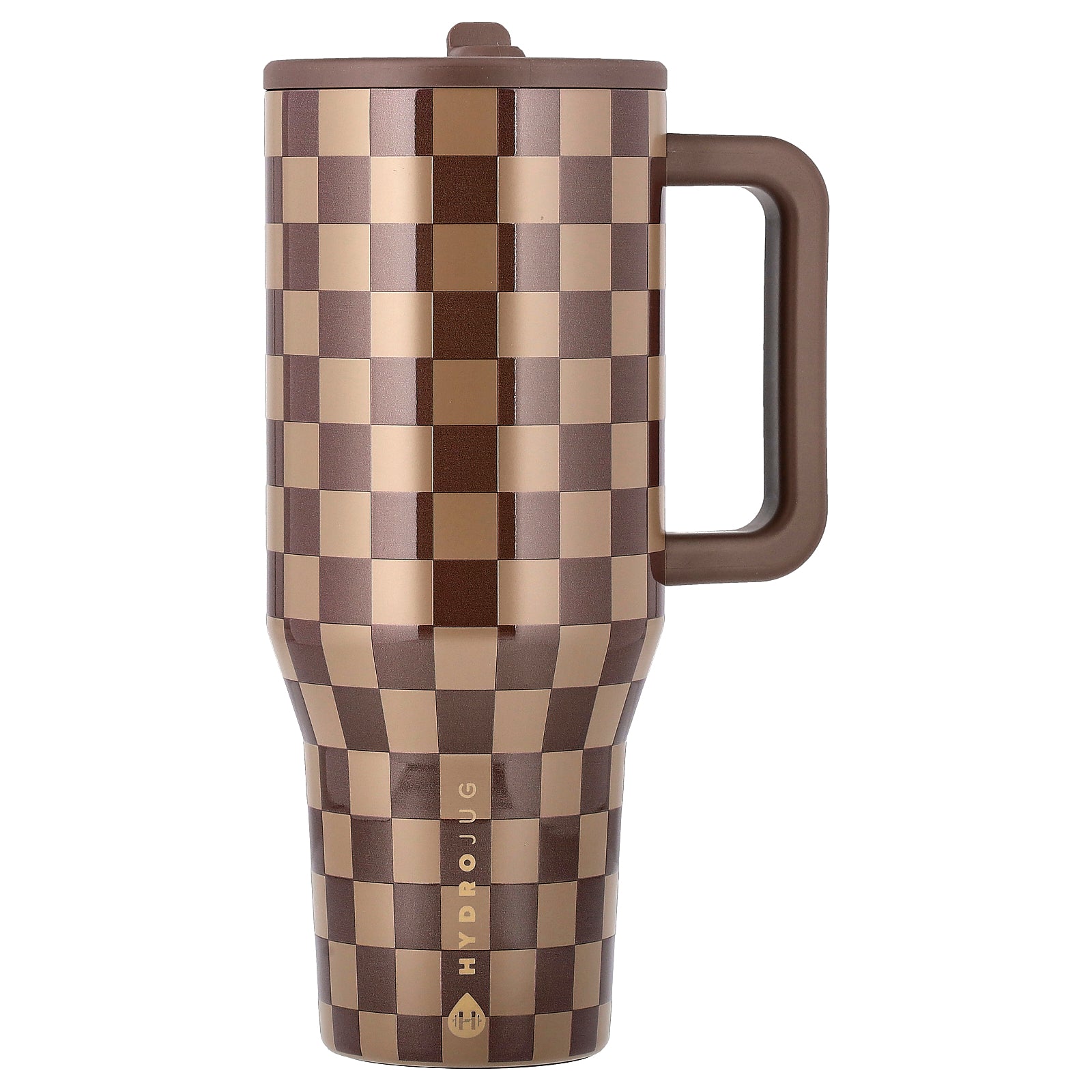 HydroJug, Traveler Tumbler, Autumn Checkers, 40 oz