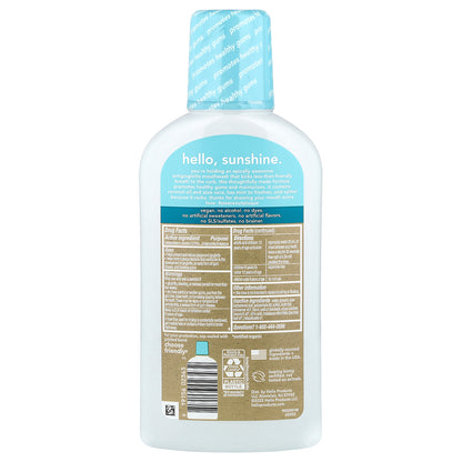 Hello, Peace Out, Plaque, Antigingivitis/Antiplaque Mouthwash, Natural Mint, 16 fl oz (473 ml)