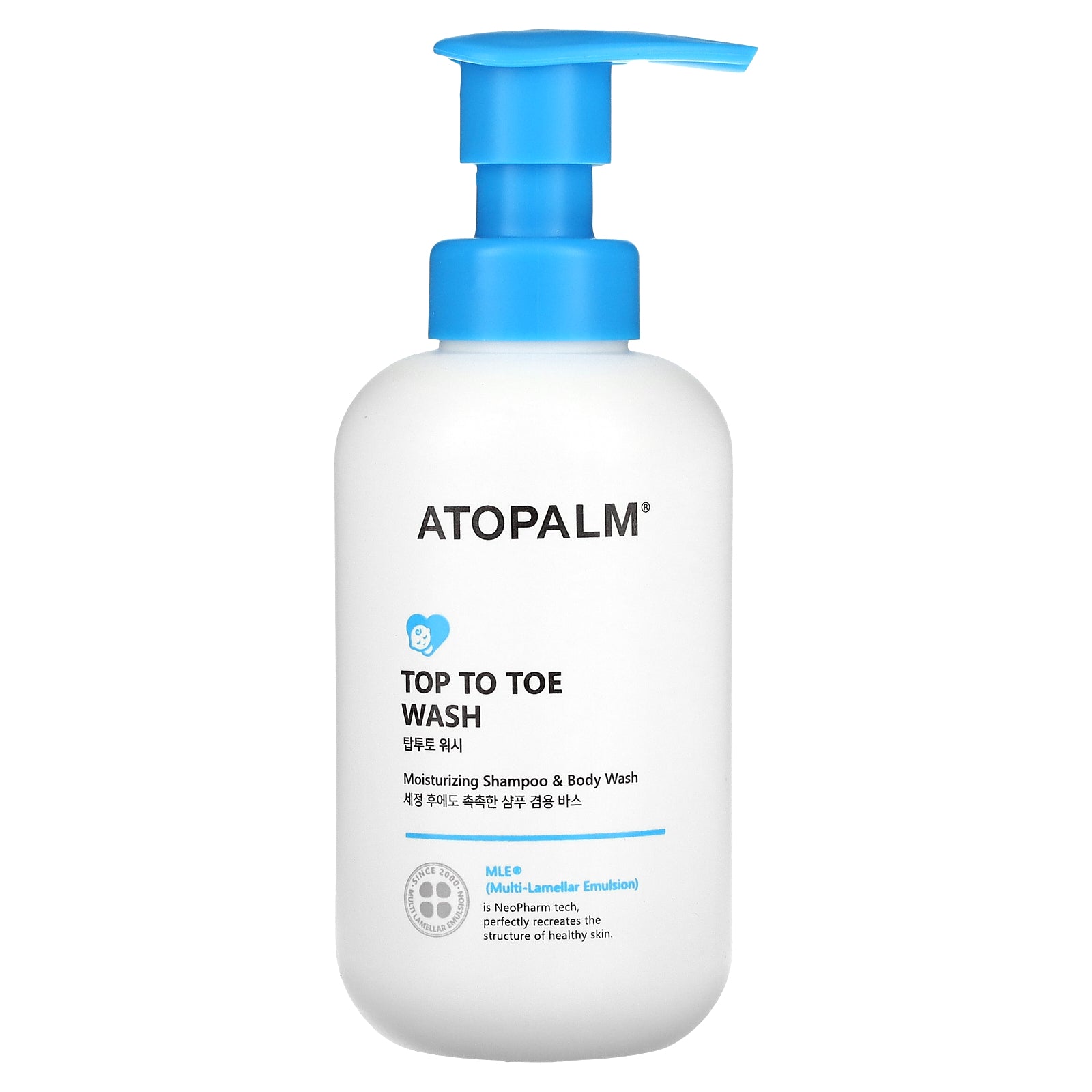 Atopalm, Top to Toe Wash, Moisturizing Shampoo & Body Wash, 10.1 fl oz (300 ml)