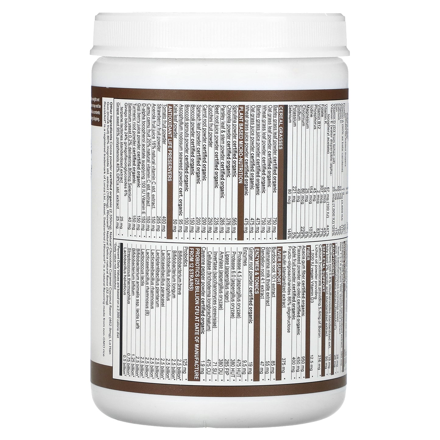 Vibrant Health, Green Vibrance +25 Billion Probiotics, Version 21.0, Chocolate Coconut, 12.35 oz (350 g)