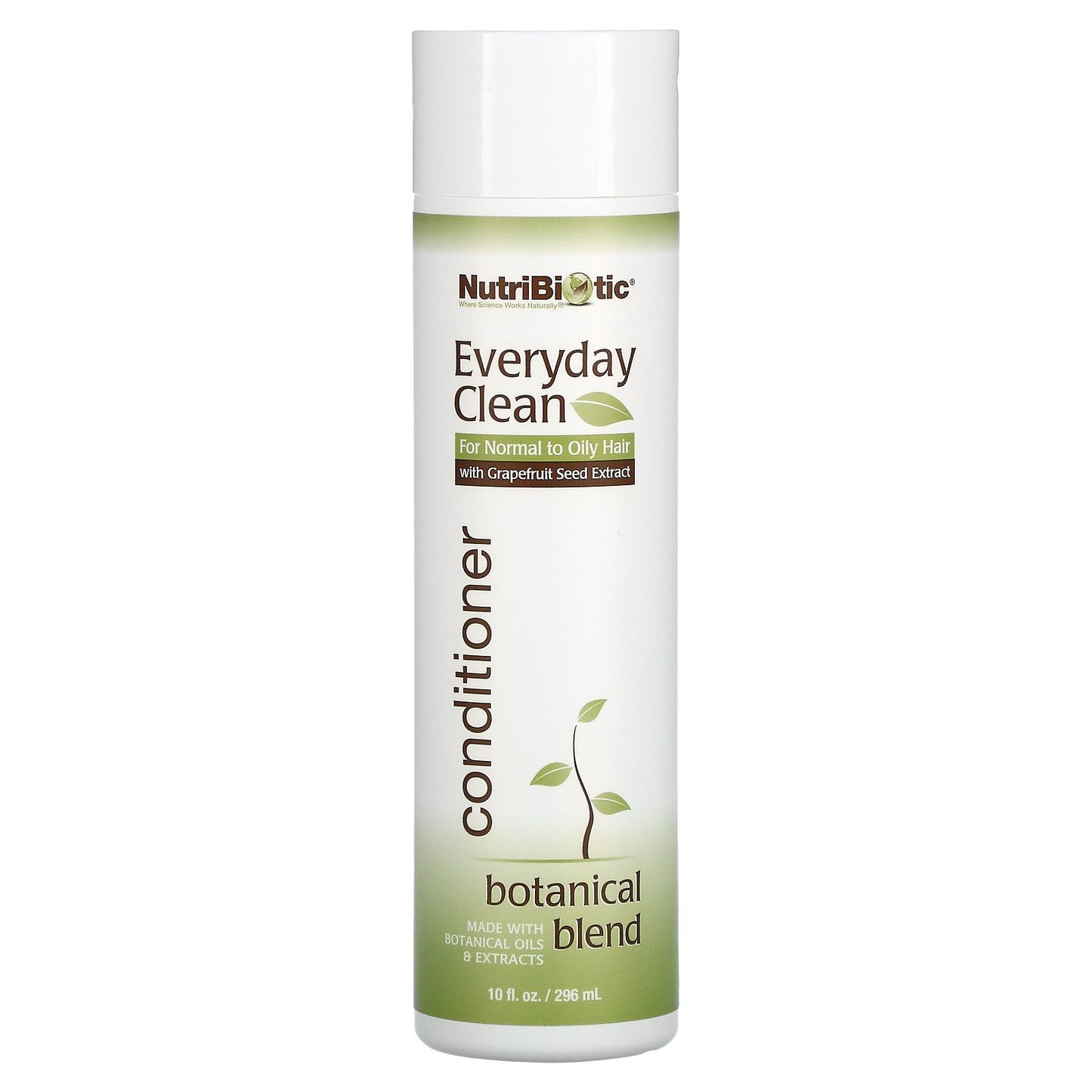 NutriBiotic, Everyday Clean Conditioner, For Normal to Oily Hair, Botanical Blend, 10 fl oz (296 ml)