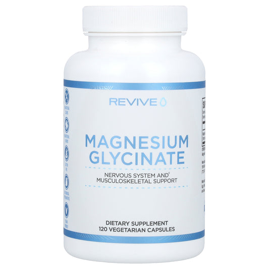 Revive, Magnesium Glycinate, 120 Vegetarian Capsules