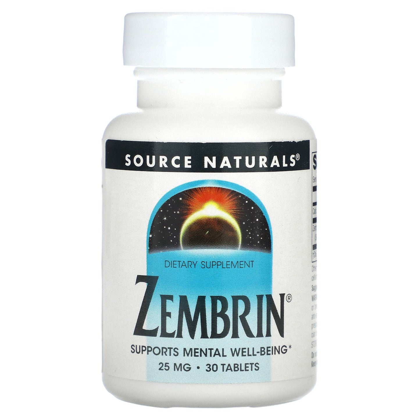 Source Naturals, Zembrin, 25 mg, 30 Tablets