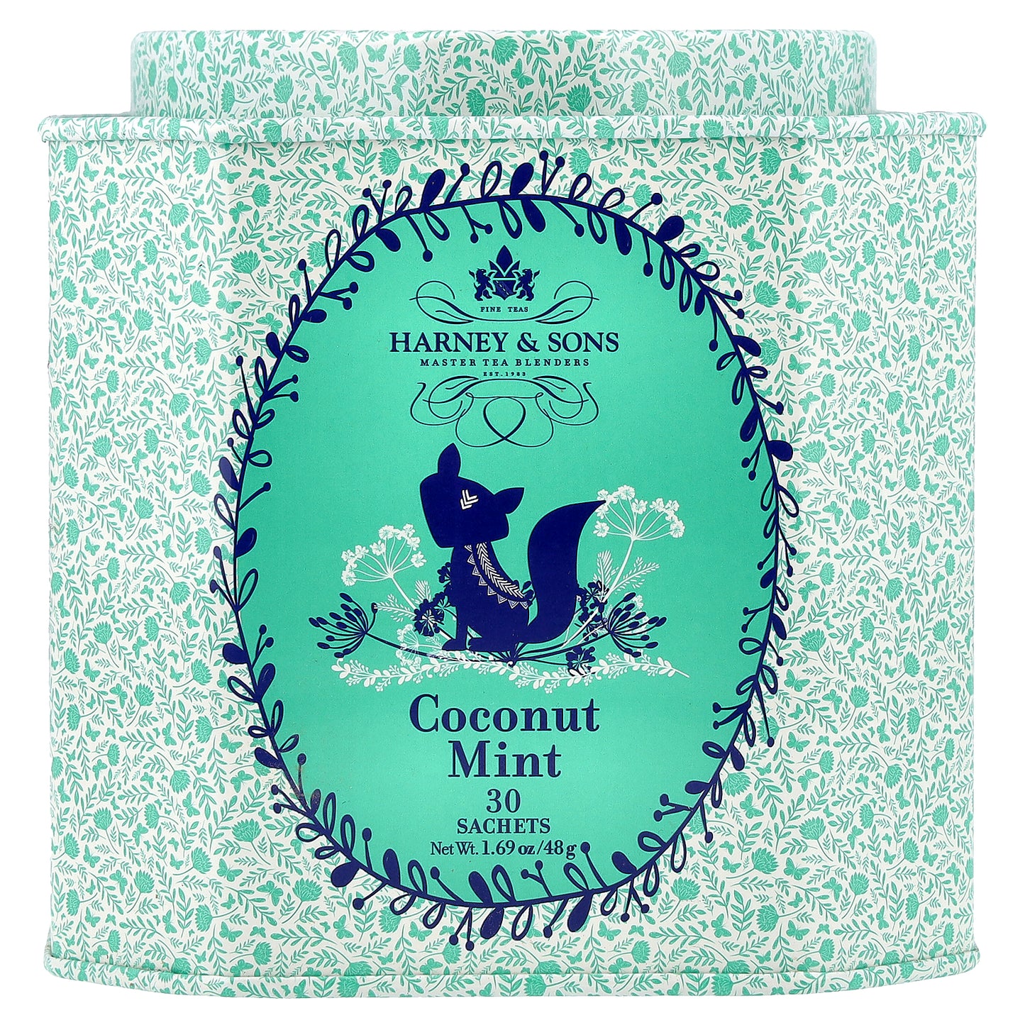 Harney & Sons, Coconut Mint , 30 Sachets, 1.69 oz (48 g)