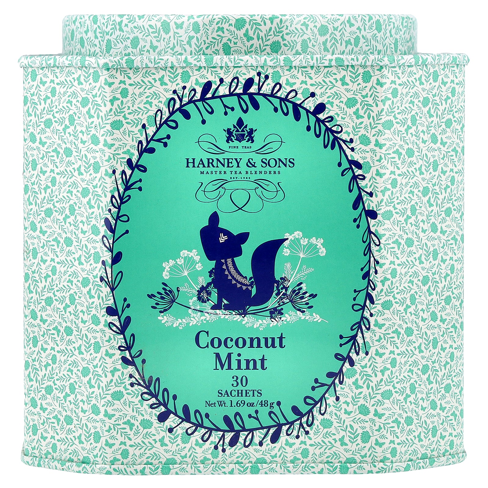 Harney & Sons, Coconut Mint , 30 Sachets, 1.69 oz (48 g)