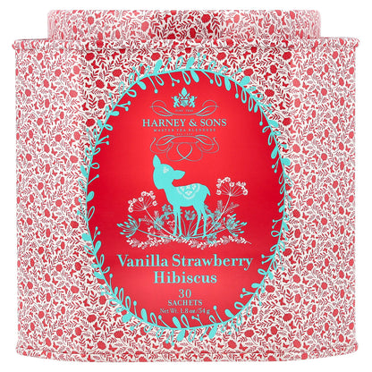 Harney & Sons, Vanilla Strawberry Hibiscus, 30 Sachets, 1.8 oz (54 g)