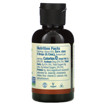 NOW Foods, Better Stevia, Zero-Calorie Liquid Sweetener, Hazelnut, 2 fl oz (59 ml)