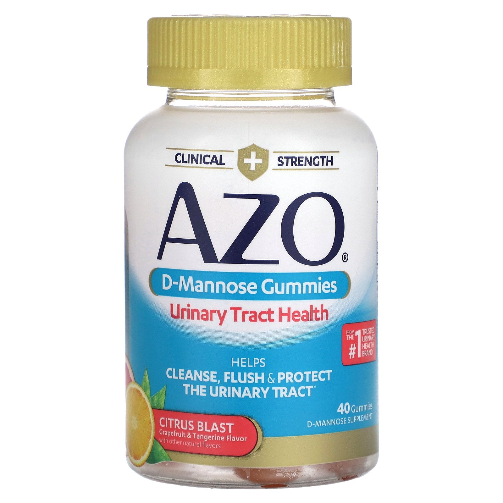 AZO, D-Mannose Gummies, Citrus Blast, 40 Gummies