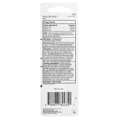 Revlon, Kiss™ Balm, SPF 20, 035 Berry Burst, 0.09 oz