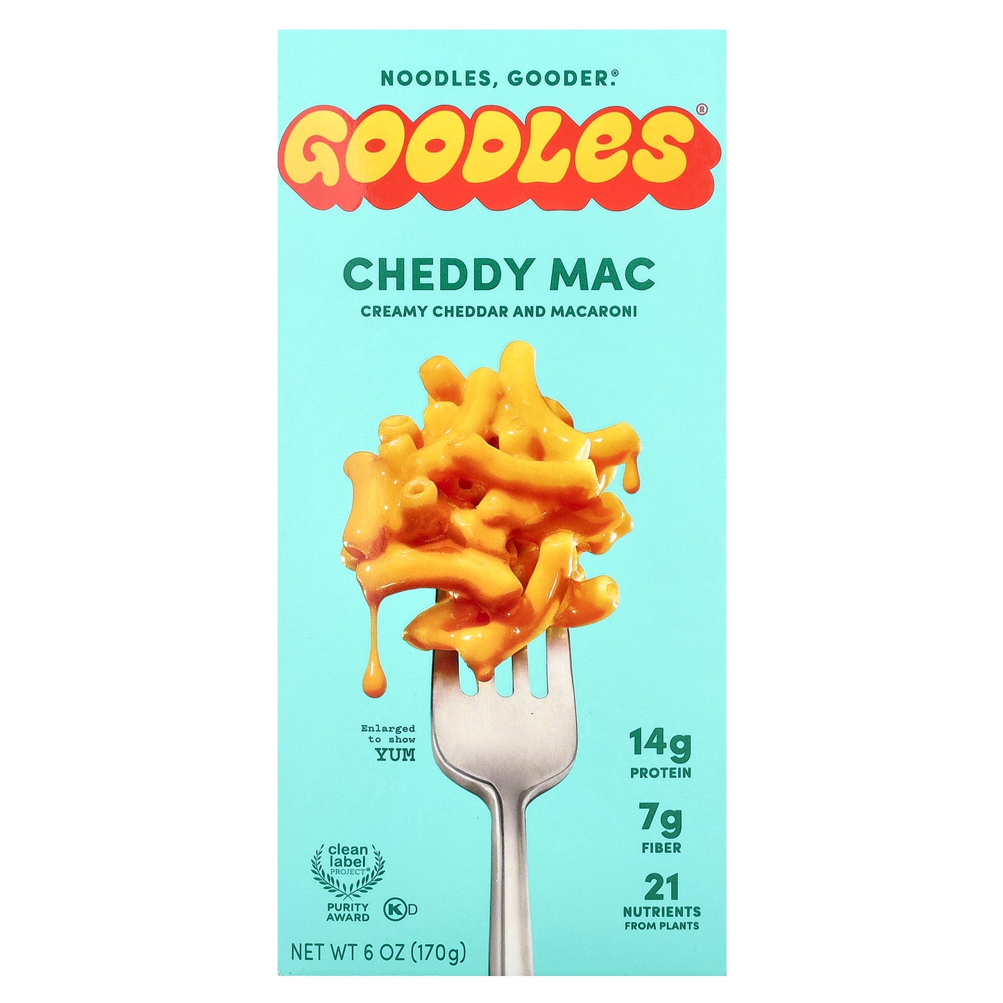 Goodles, Cheddy Mac, Creamy Cheddar and Macaroni, 6 oz (170 g)