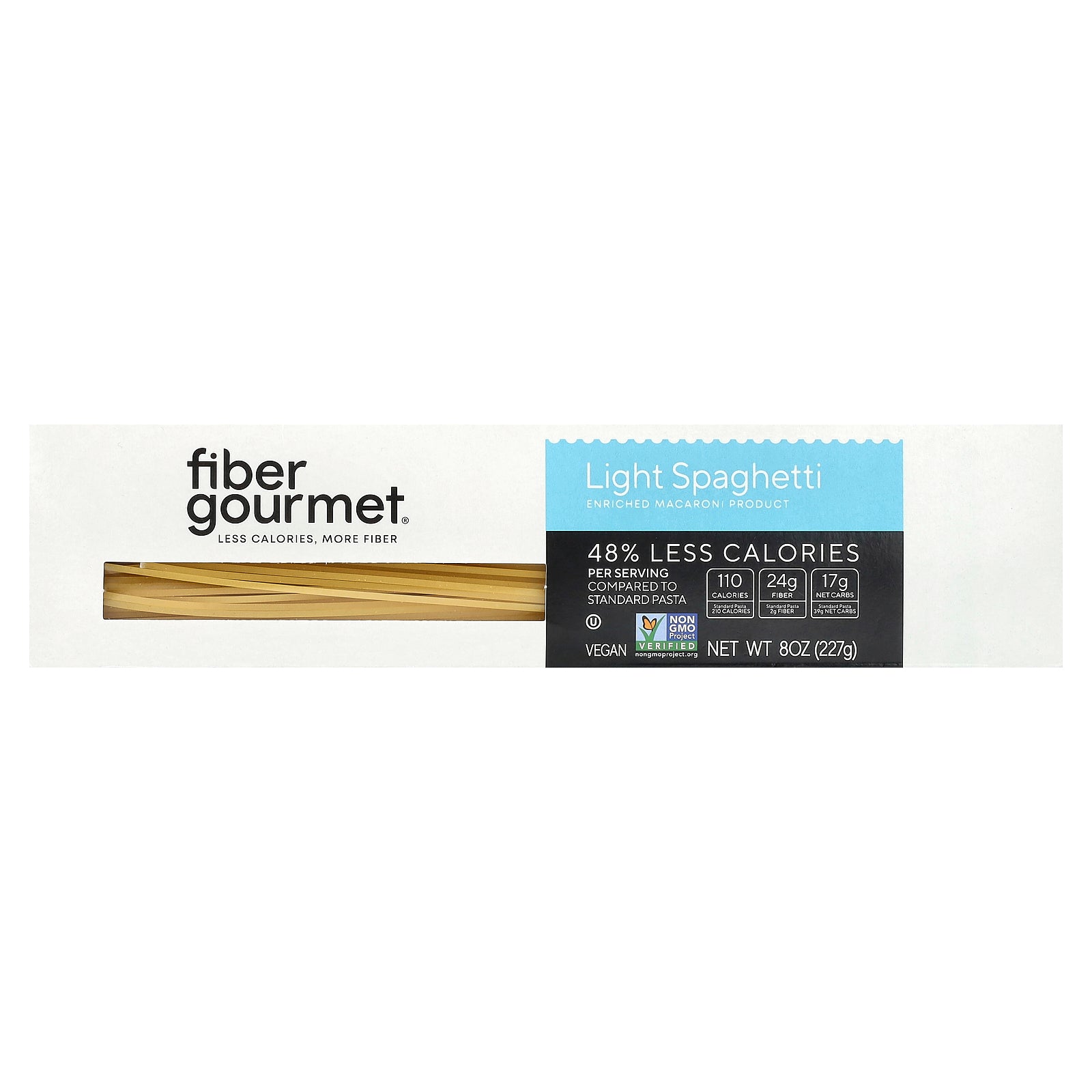 Fiber Gourmet, Light Spaghetti, 8 oz (227 g)