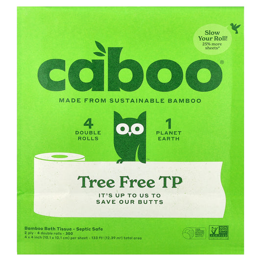 Caboo, Tree Free TP, 4 Double Rolls
