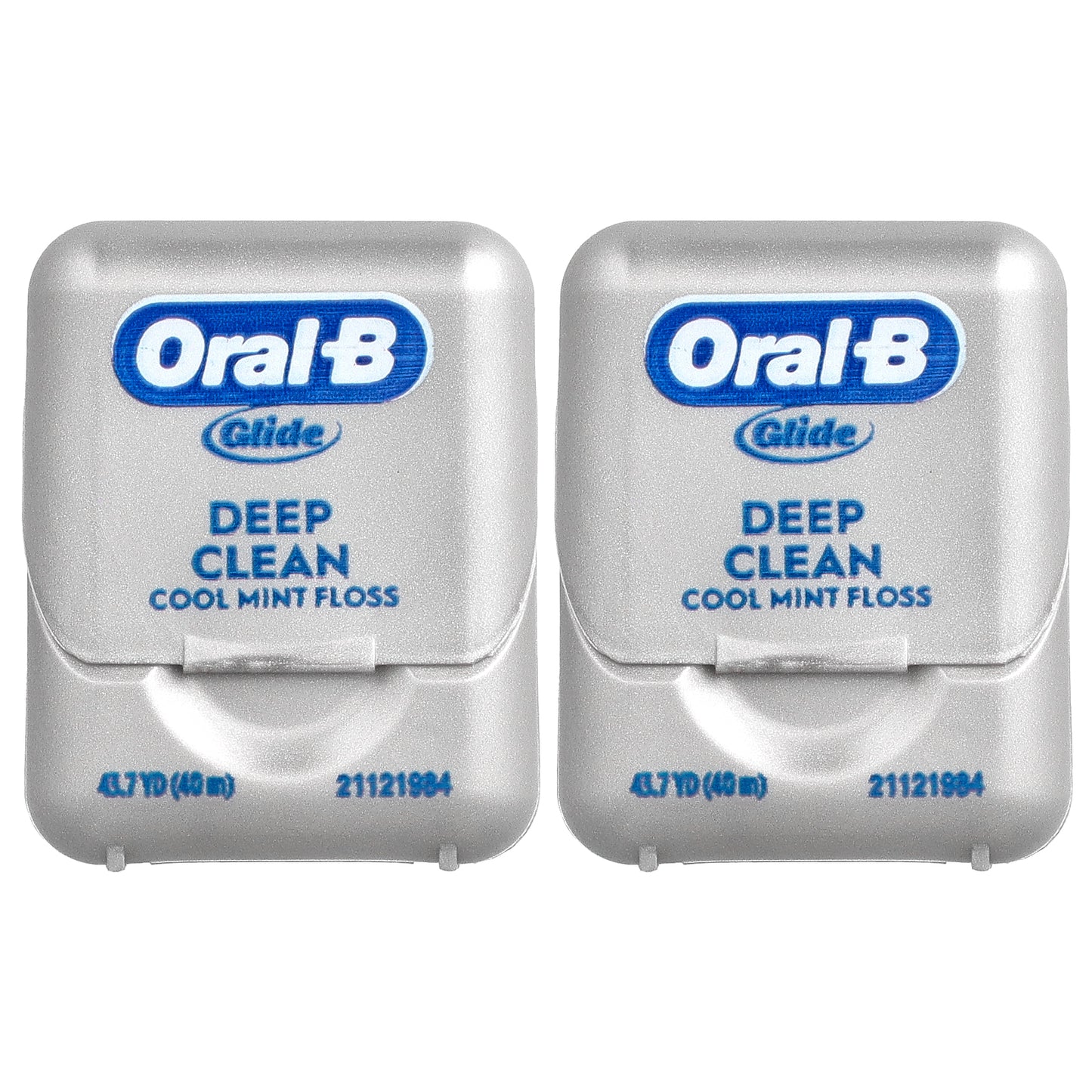 Oral-B, Glide, Deep Clean Floss, Cool Mint, 2 Pack, 43.7 yd (40 m) Each