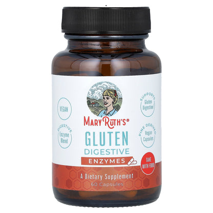 MaryRuth's, Gluten Digestive Enzymes, 60 Capsules