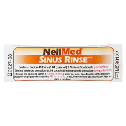 NeilMed, Kids, Sinus Rinse, Ages 2 +, 120 Premixed Sachets, 0.037 oz (1.04 g) Each