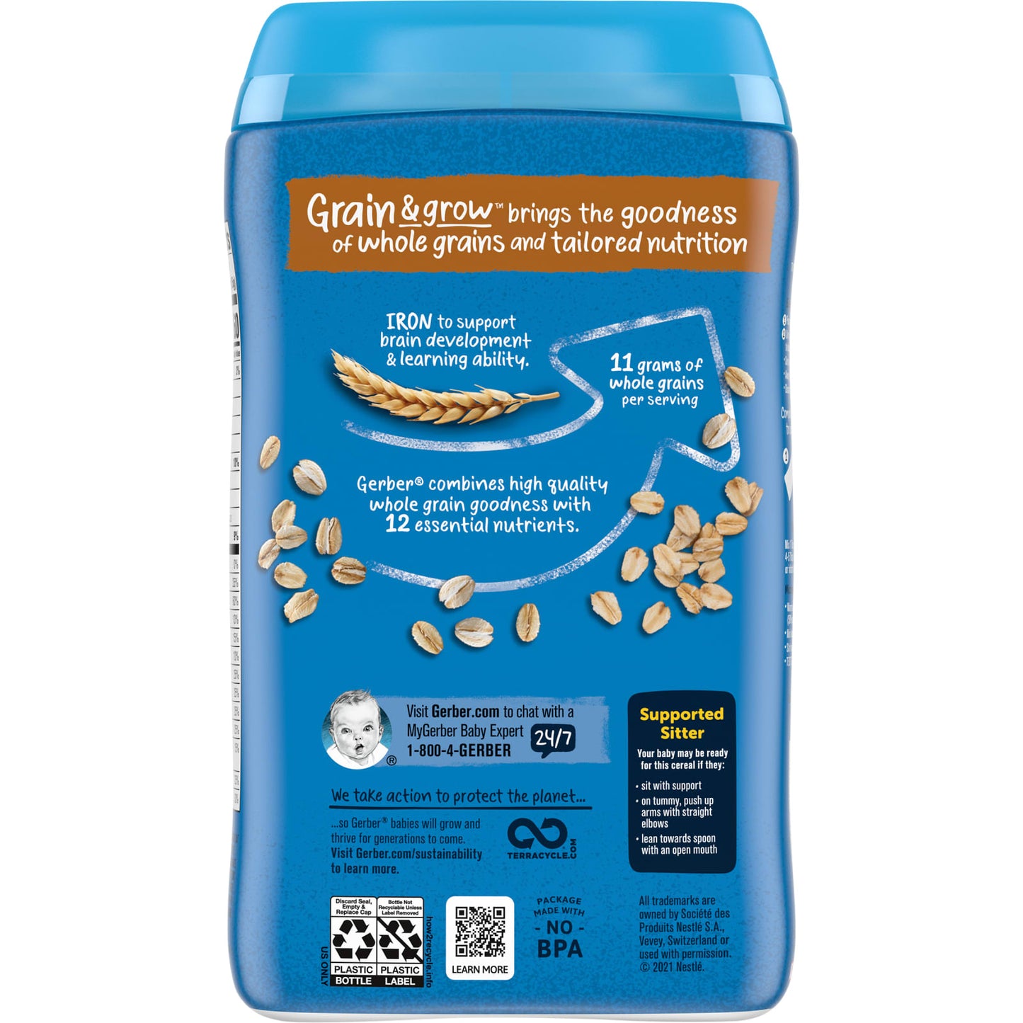 Gerber, Oatmeal Cereal, 1st Foods®, 16 oz (454 g)
