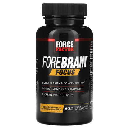 Force Factor, Forebrain Focus, 60 Vegetable Capsules