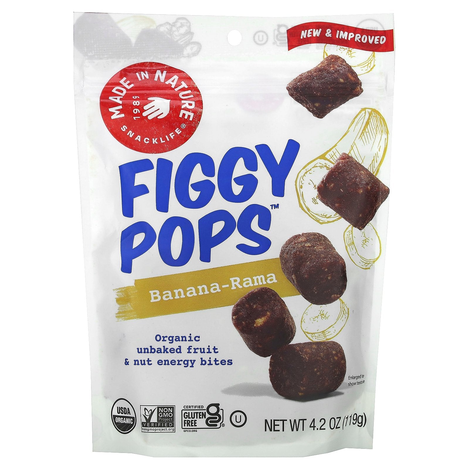 Made in Nature, Figgy Pops, Banana-Rama, 4.2 oz (119 g)