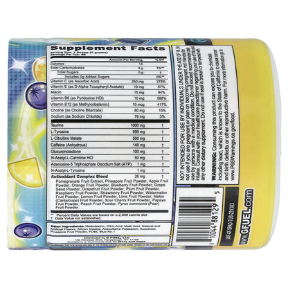 G FUEL, Energy Formula, Shiny Splash, 9.9 oz (280 g)