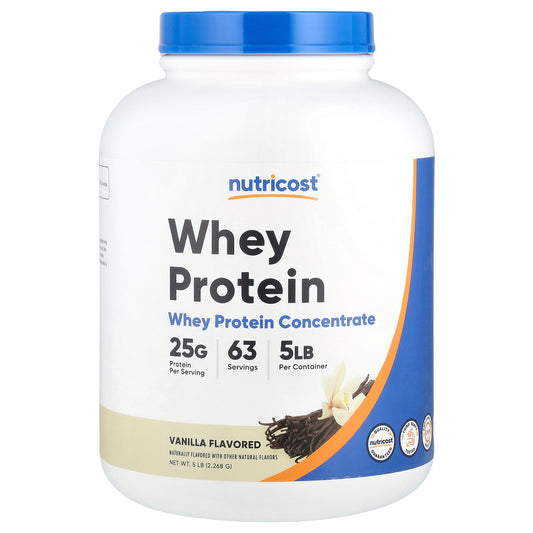 Nutricost, Whey Protein Concentrate, Vanilla, 5 lb (2,268 g)