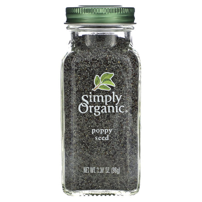 Simply Organic, Poppy Seed, 3.38 oz (96 g)