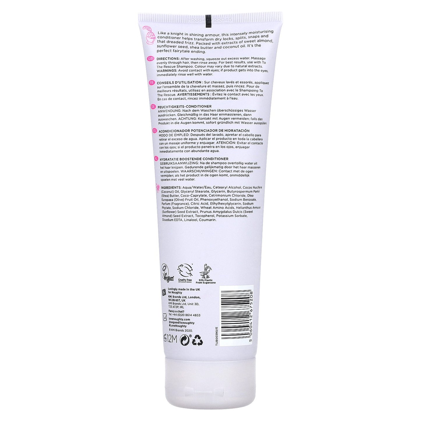 Noughty, To The Rescue, Moisture Boost Conditioner, For Dry and Damaged Hair, 8.4 fl oz (250 ml)