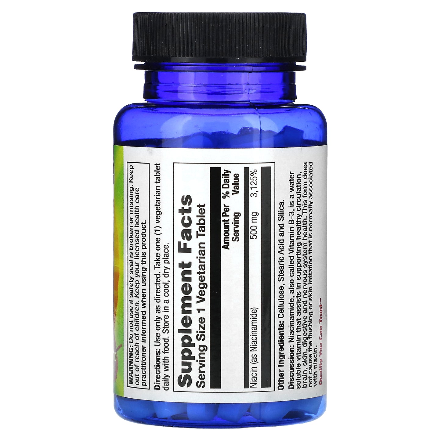 Nature's Life, Niacinamide, 500 mg, 100 Vegetarian Tablets