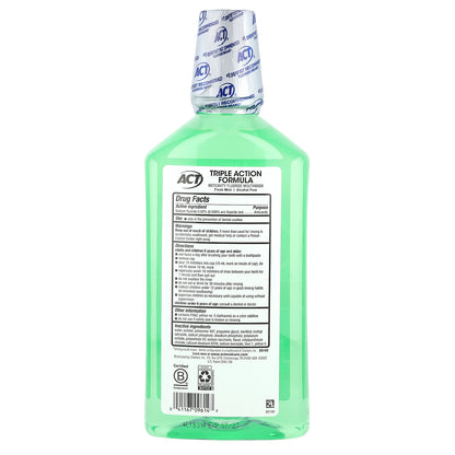 ACT, Total Care Anticavity Fluoride Mouthwash, Alcohol Free, Fresh Mint, 33.8 fl oz (1 L)