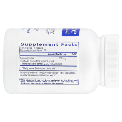Pure Encapsulations, Ashwagandha, 60 Capsules (500 mg per Capsule)