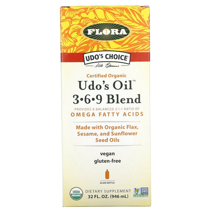 Flora, Udo's Choice, Udo's Oil 3-6-9 Blend, 32 fl oz (946 ml)