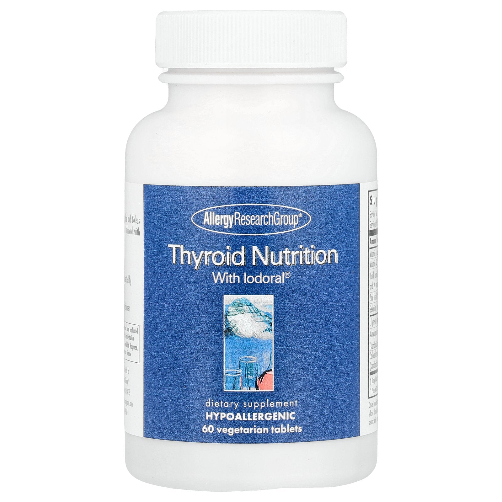 Allergy Research Group, Thyroid Nutrition with Iodoral®, 60 Vegetarian Tablets