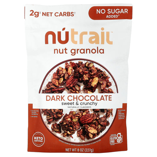 NuTrail, Nut Granola, Dark Chocolate, 8 oz (227 g)
