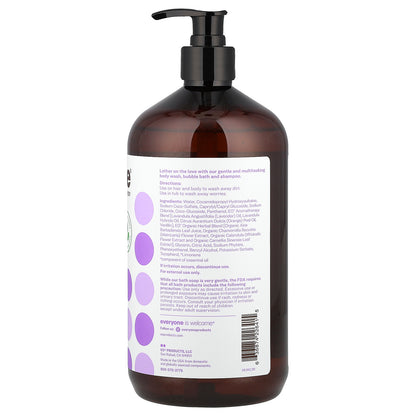 Everyone, 3 in 1 Soap, Body Wash, Bubble Bath, Shampoo, Vanilla + Lavender, 32 fl oz (946 ml)