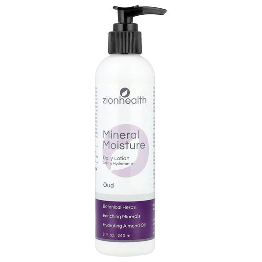 Zion Health, Mineral Moisture Daily Lotion, Oud , 8 fl oz (240 ml)