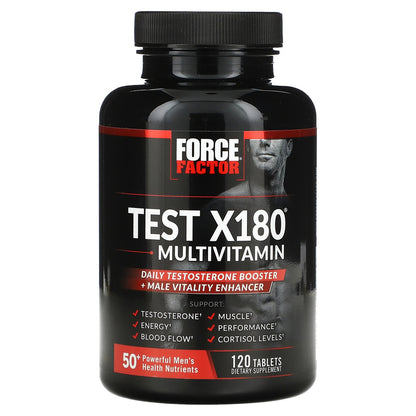 Force Factor, Test X180® Multivitamin, 120 Tablets