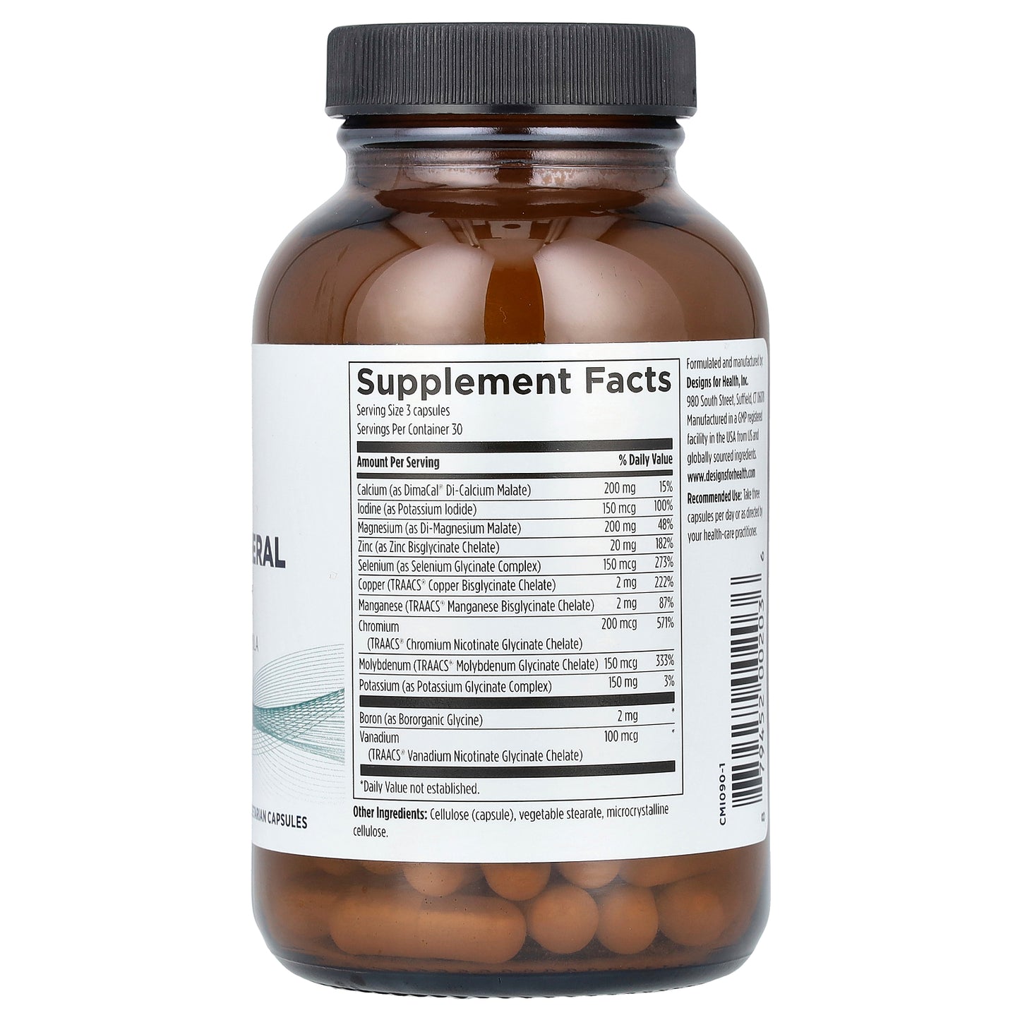 Designs For Health, Complete Mineral Complex, 90 Vegetarian Capsules