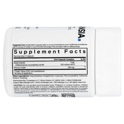 Codeage, Akkermansia, 30 Vegetable Capsules